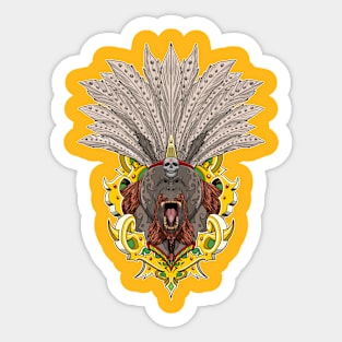 Orangutan King Sticker